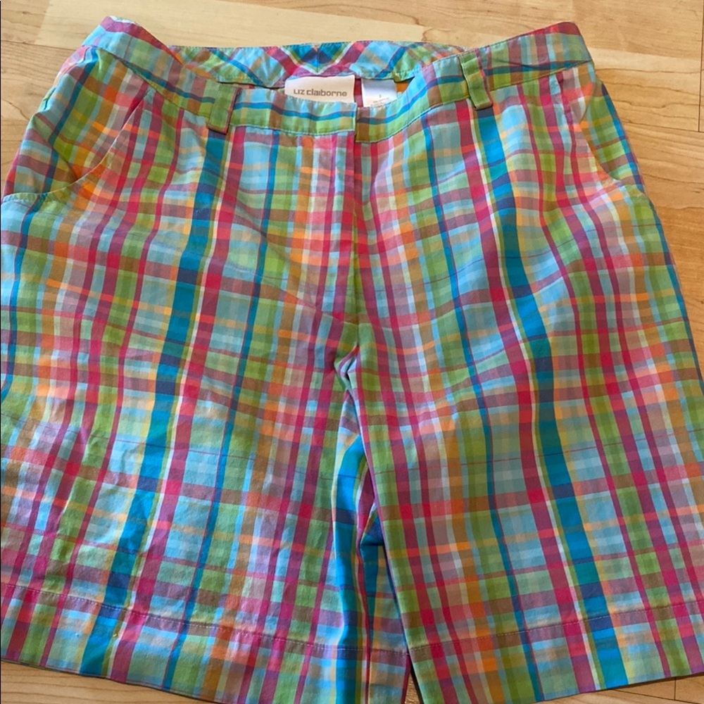$5 final offer before donating Liz Claiborne Multicolor Plaid Shorts